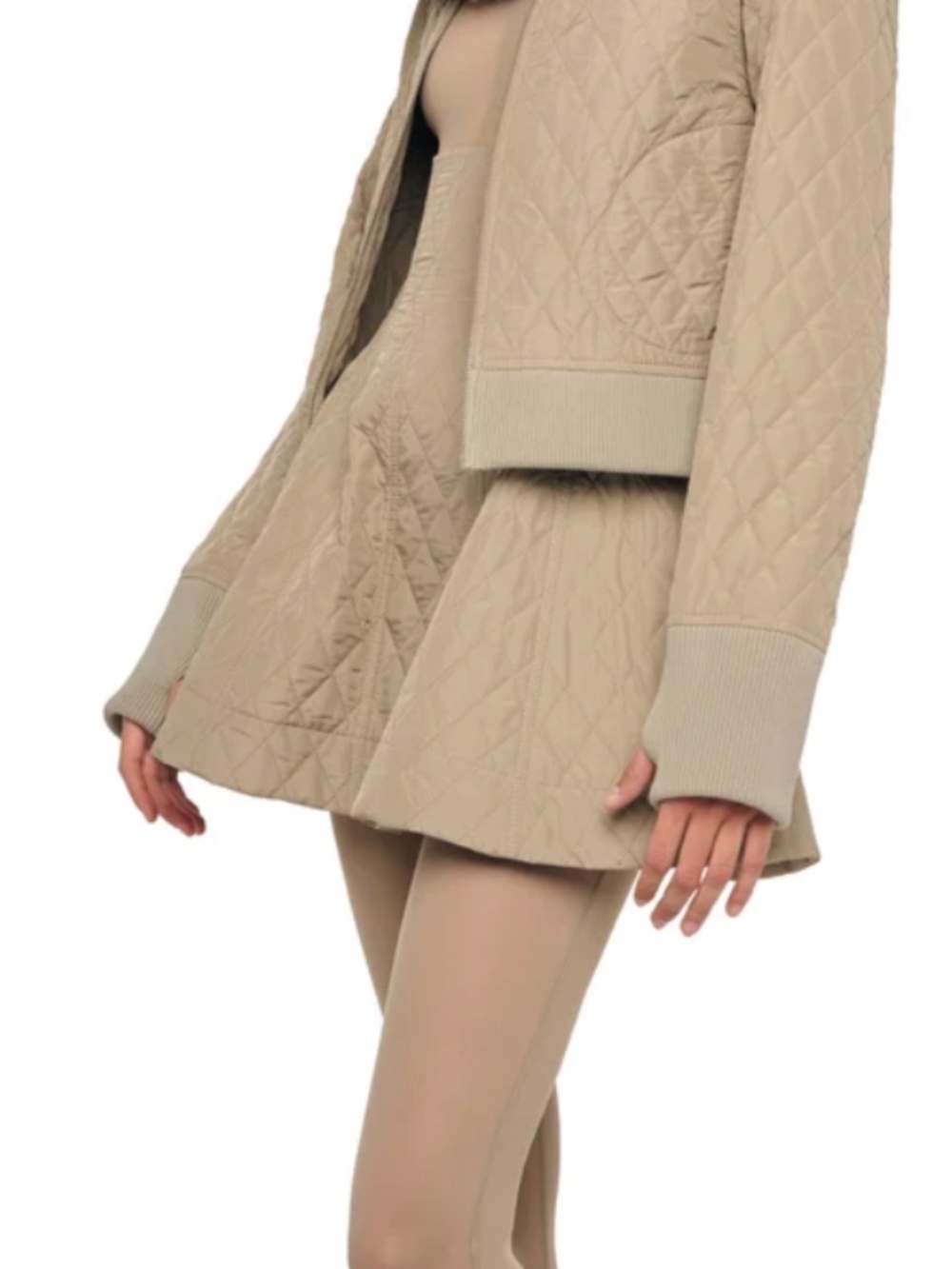 Norma Kamali 'Grace' Mini Skirt in Elm (NWT)